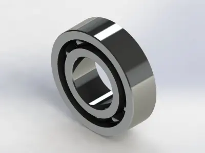 Bearings 6000 series 21pcs 3D model