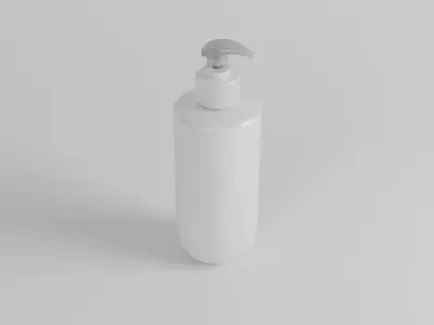 Pump Body Lotion bottle 3D model