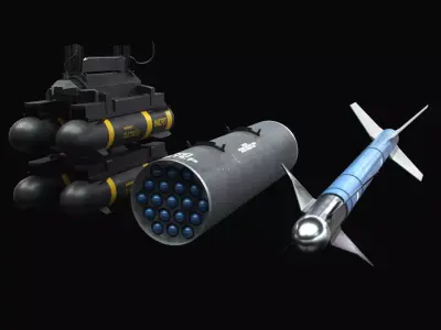 Aircraft Weapons All-Inclusive 3D model