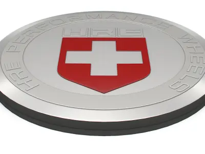 HRE Performance logo 3D model
