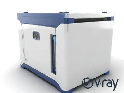 Modular Storage Box Flexible System model pack Low-poly 3D model