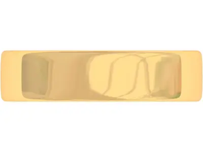 6mm Wide Plain Band  3D print model
