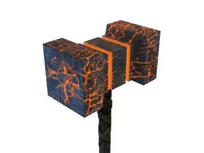 Mjlnir Hammer 3D model