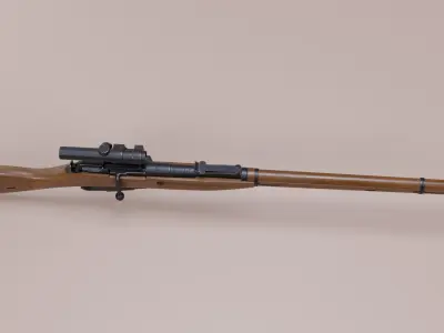 m91 Weapon Low-poly 3D model
