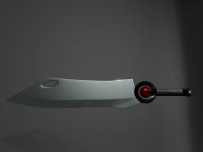 Game Ready - 3D Sword002 Low-poly 3D model