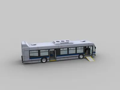 Nova Bus LFS Low-poly 3D model