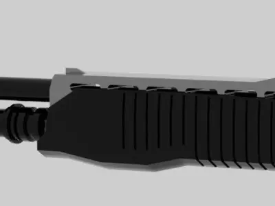 MidPoly Franchi SPAS 12 Low-poly 3D model