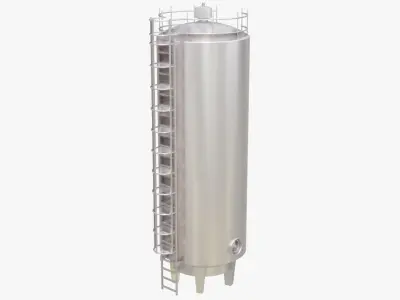 Product Storage Tank Low-poly 3D model