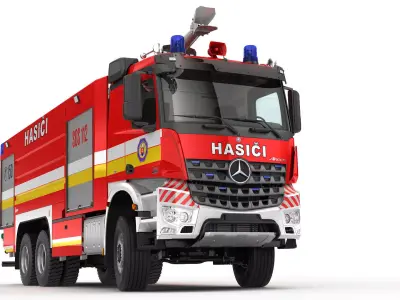 Mercedes Arocs Fire Truck HASICI 3D model