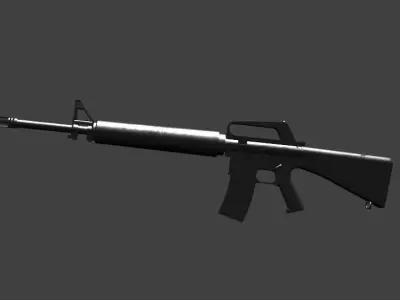 Military Weapons pack Free low-poly 3D model
