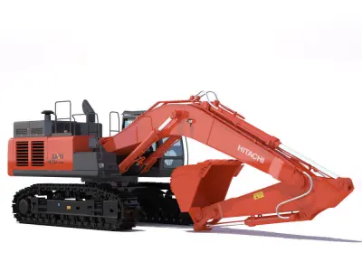 Excavator Hitachi ZX470 3D model