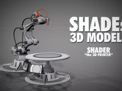 Shader the 3D printer 3D model
