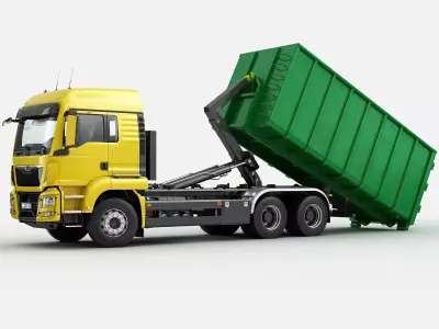 Multilift Truck 6X4 3D model