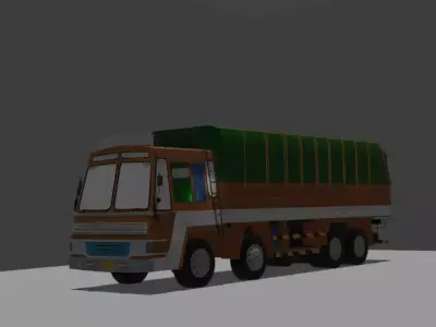 ASHOK LEYLAND  NP TRUCK  Low-poly 3D model