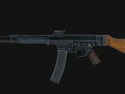 StG MP44 Low-poly 3D model