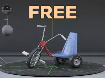 Tricycle from The Shining Free 3D model