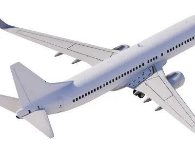 Boeing 737-800 Template 3D model