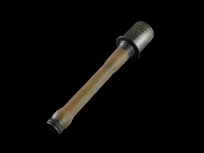 World War 2 German Hand Grenade Stielhandgranate Low-poly 3D model