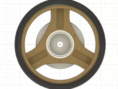 ADVAN JDM wheel in Hot Wheels scale Free 3D print model