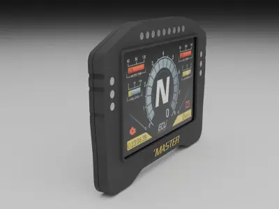 ECUMaster DIGITAL DASH DISPLAY Free 3D model