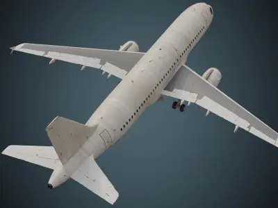  Airliner 1B Low-poly 3D model