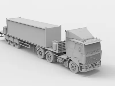 TIR truck 3D model