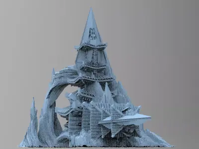 Emperor Monarch Cliff 3 3D model