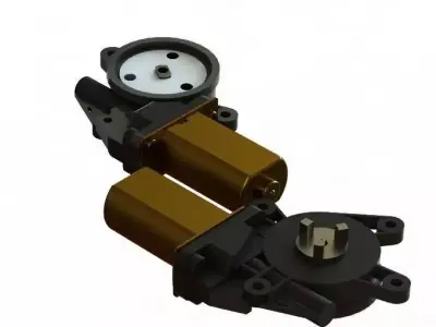 power window dc motor Free 3D model
