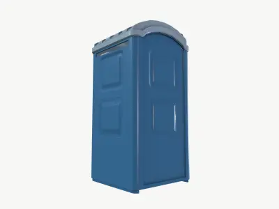 Portable Toilet 3D model get
