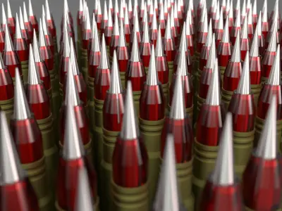 Medium Caliber Rounds 3D model