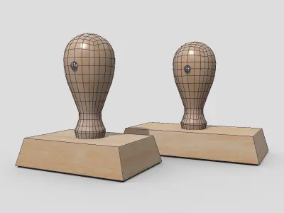Rubber Stamp 2 3D model