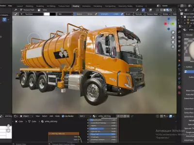 VOLVO FMX 8X4 Vacuum Truck 3D model