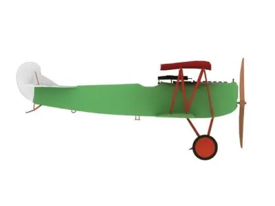 AIRCRAFT FOKERR7 3D model