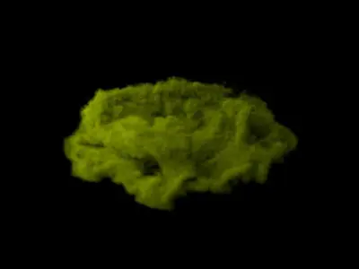 Tornado powder 3D model