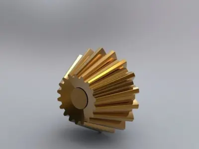 TutorialMaking a Bevel Gear in Catia V5 Free 3D model