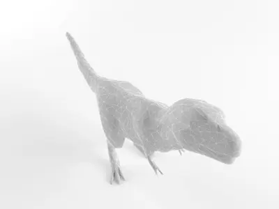 Low Poly T Rex Tyrannosaurus Prehistoric Dinosaur Low-poly 3D model