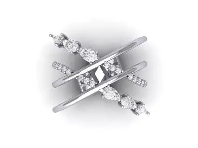 Wedding Ring  3D print model 374