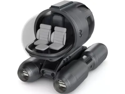 Tourist Submersible 3D model from CGTrader
