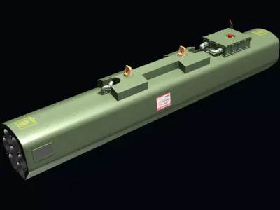 FZ233 Rocket Launcher 3D model