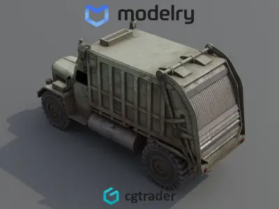 Garbage Truck 3D model get