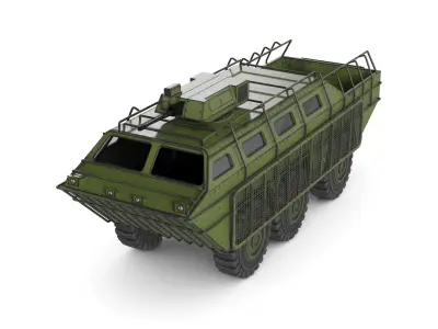Amphibious ATV 3D model