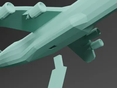 C-5 Galaxy Plane 3D print model