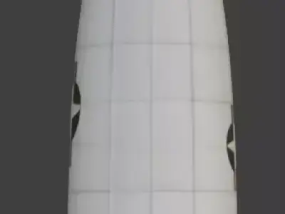 WWII Military Dirigible 3D Model Low-poly 3D model