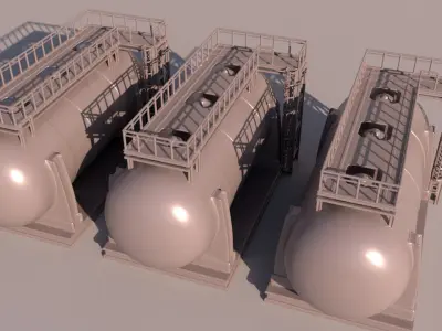 Oil Tank 3D print model purchase