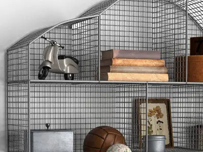 Shelf Car Zinc 3D model