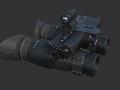 AN-PVS-23  Night vision goggles Low-poly 3D model