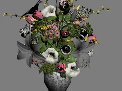  Flowers bouquet 