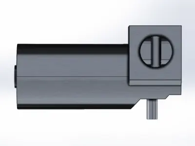 Atuador Eletrico 600mm 3000N Electric Actuator 3D model