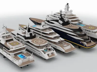Yacht Collection Spring 2024 3D model