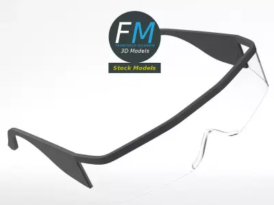 Safety spectacles 3D model